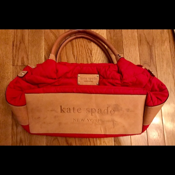 Kate Spade vintage red shoulder handbag - Picture 2 of 8